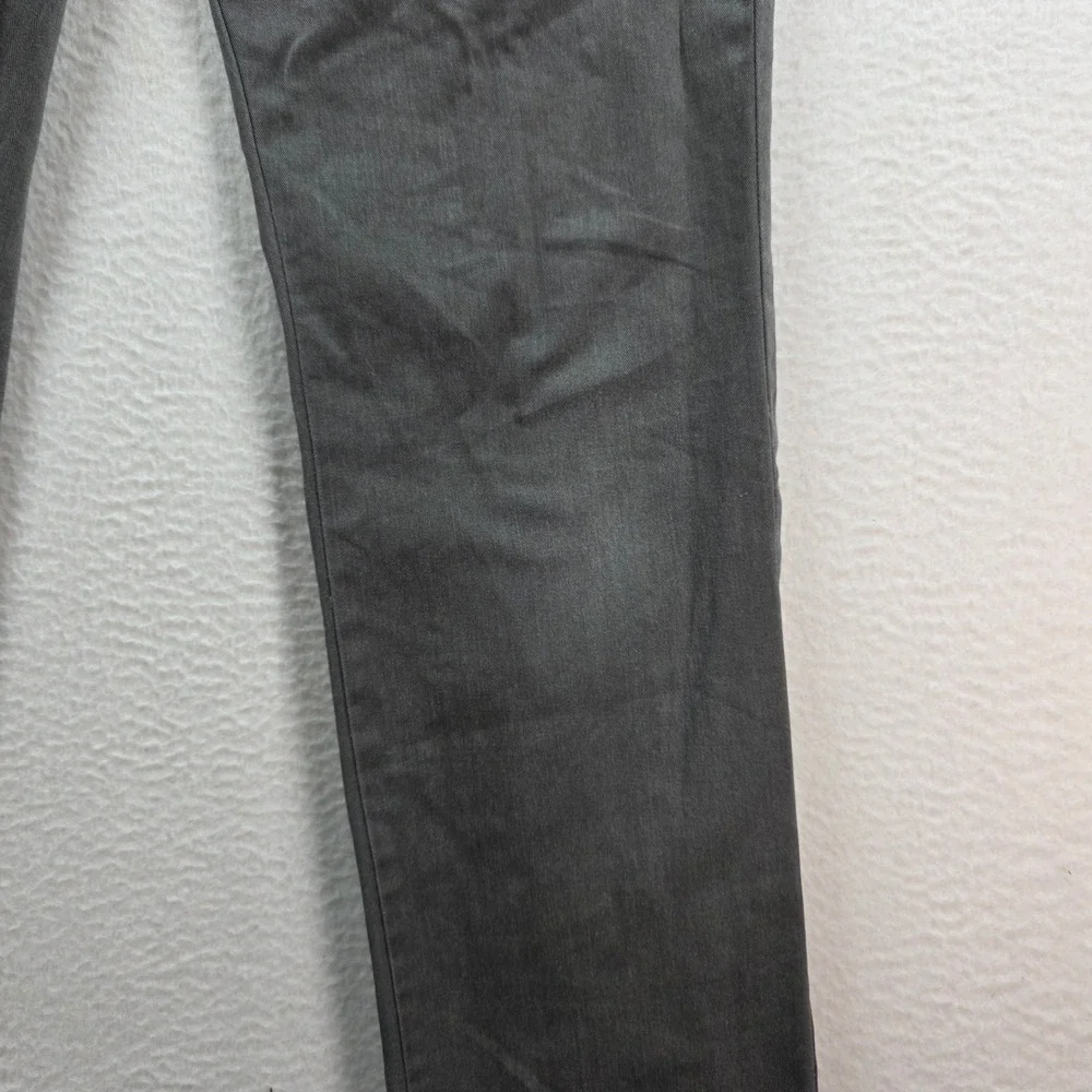 Volcom Chino Pants Mens 30 Charcoal Grey‎ Slim Straight Faded Distressed Skater